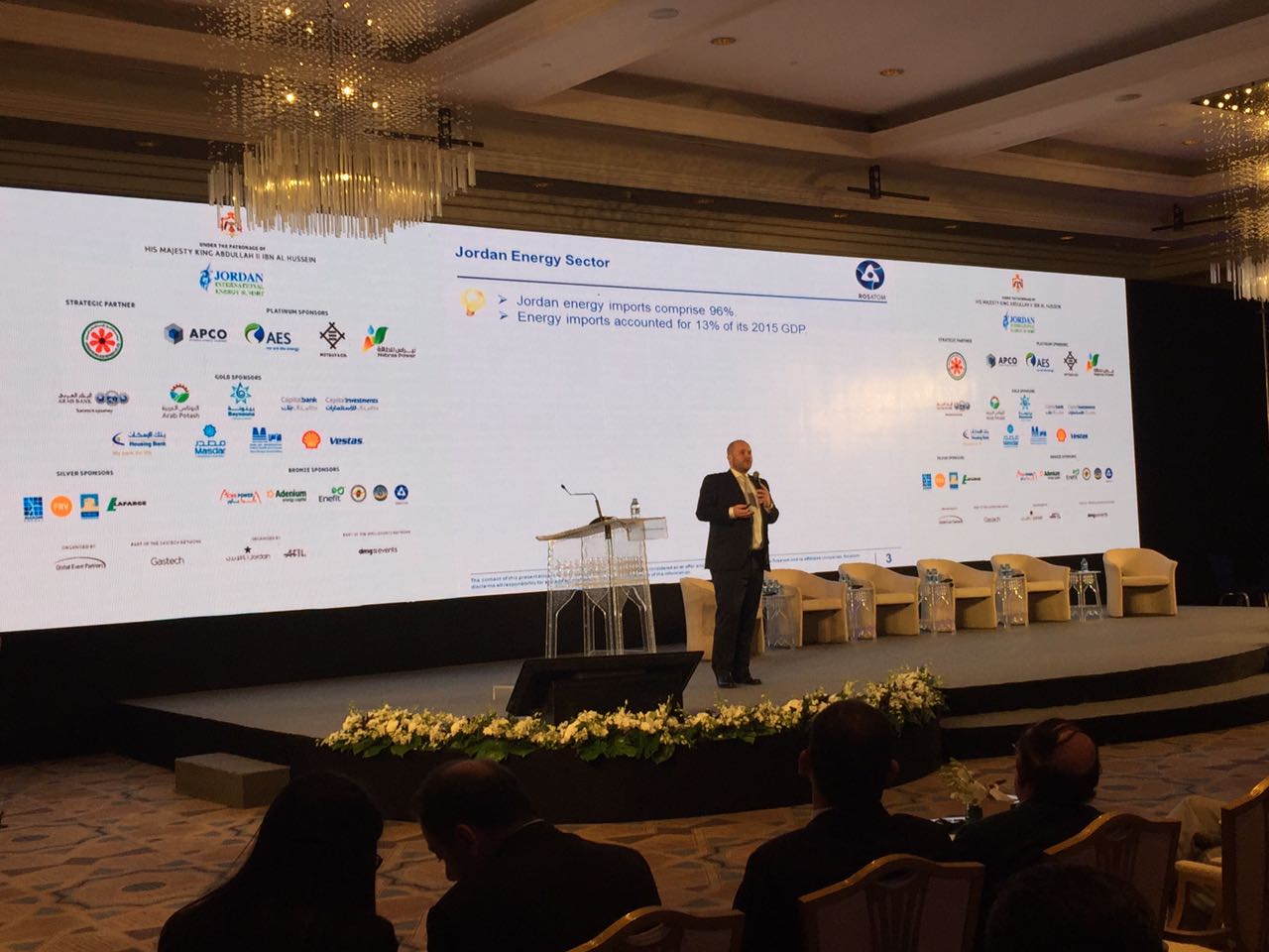 Rosatom presented solutions for Jordan’s first NPP at the Jordan International Energy Summit 